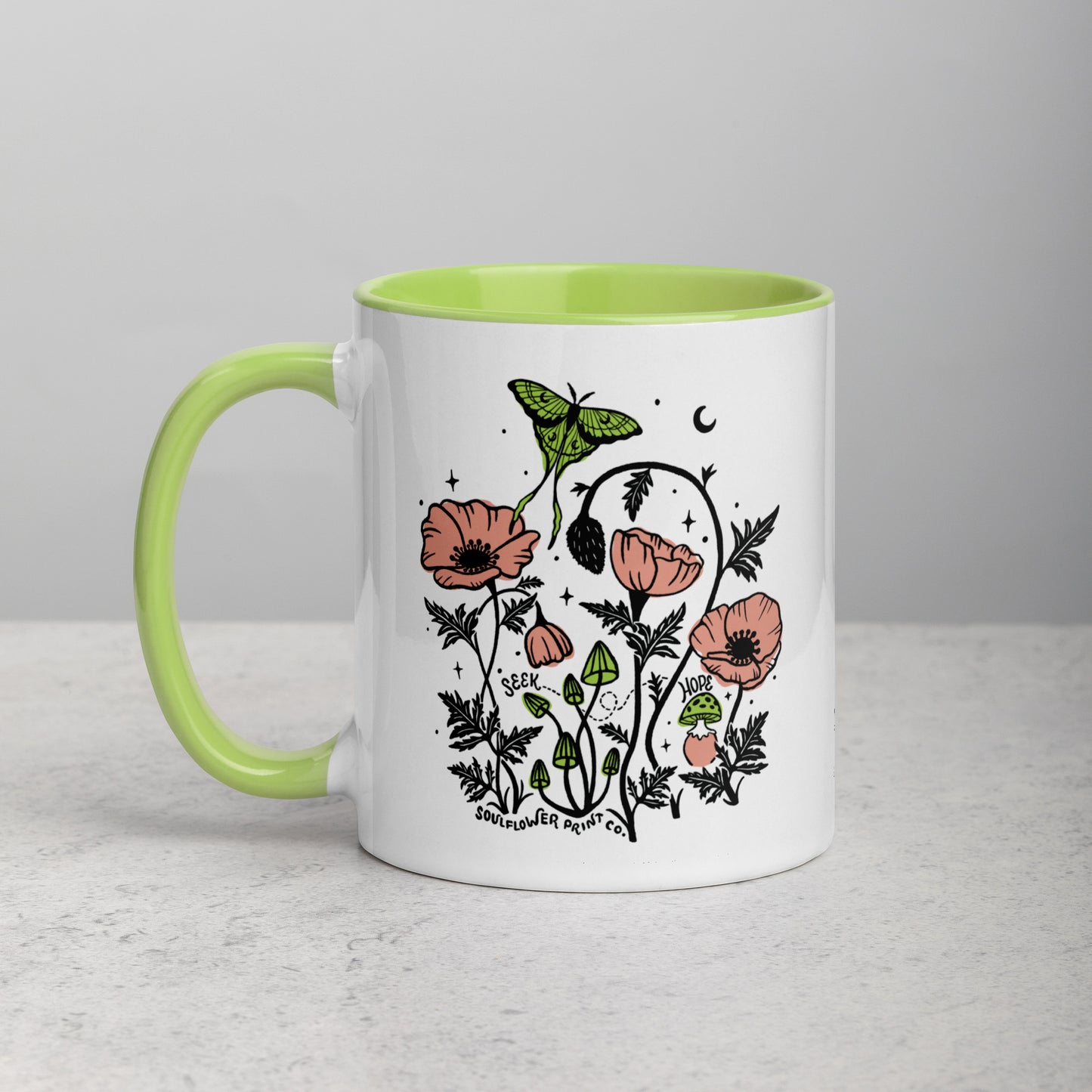 Ceramic Mug with Accent Color | Seek Hope