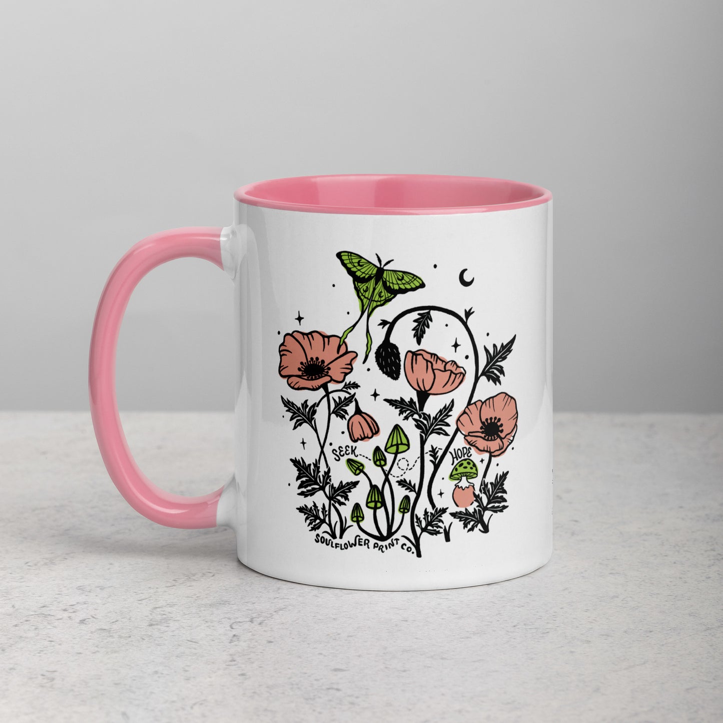 Ceramic Mug with Accent Color | Seek Hope