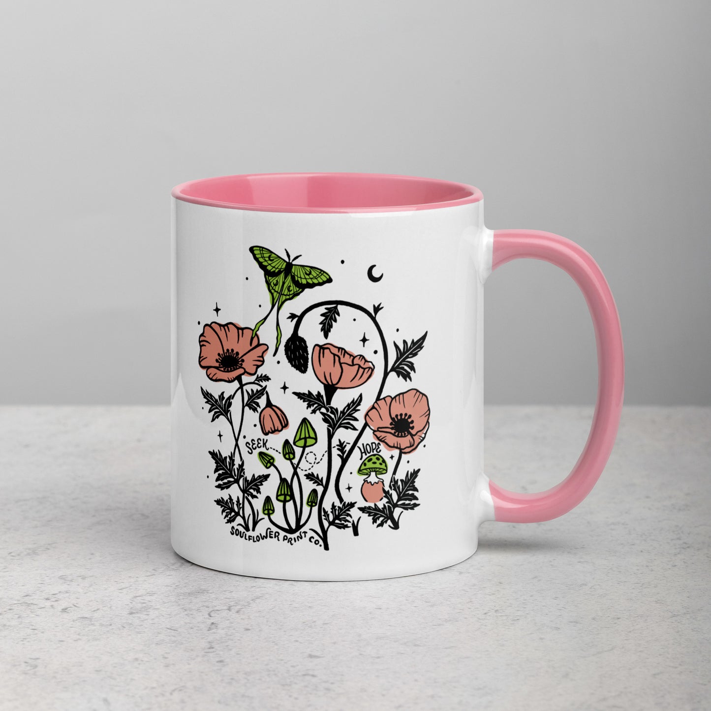 Ceramic Mug with Accent Color | Seek Hope