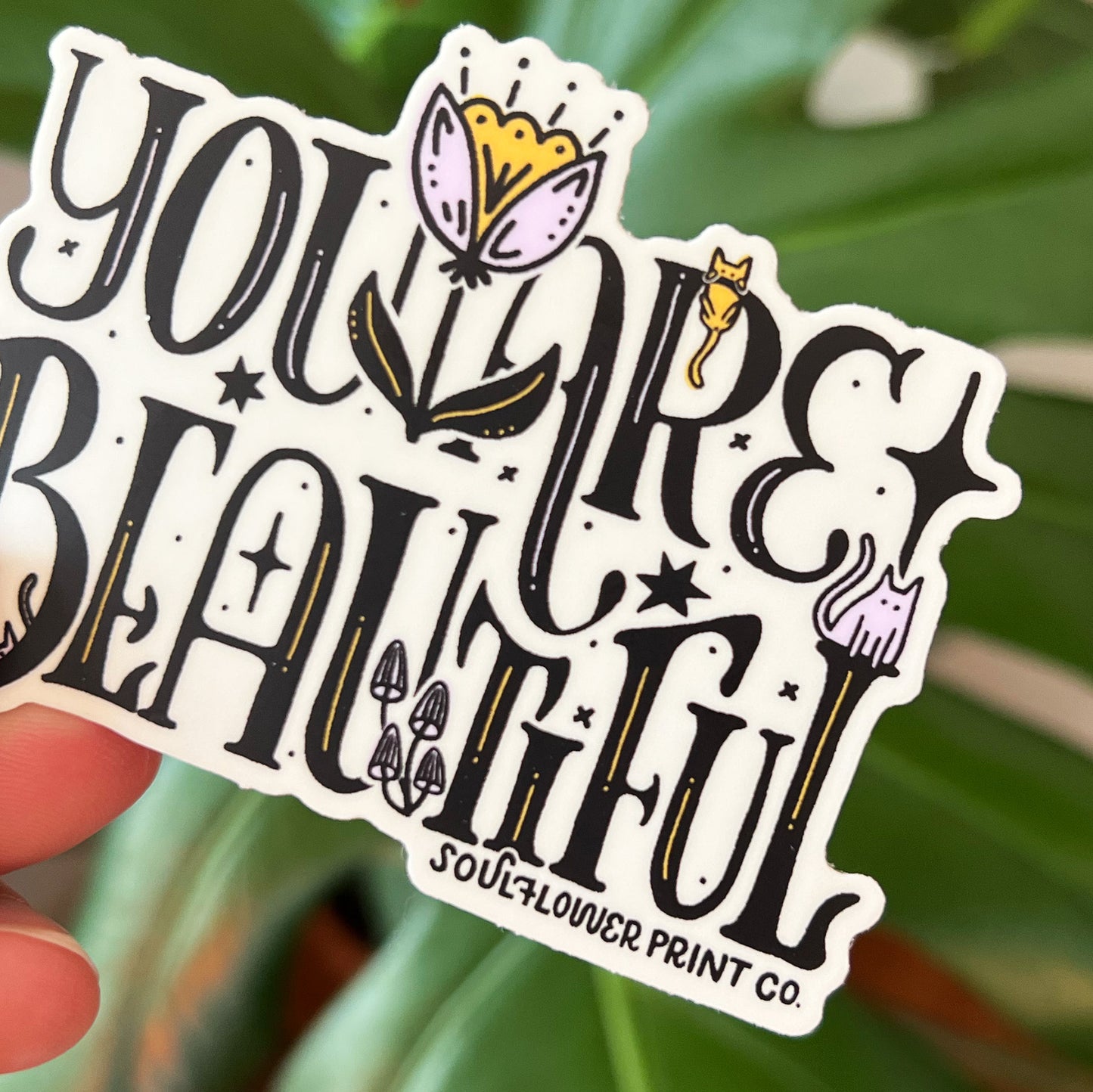 Vinyl Sticker | You Are Beautiful